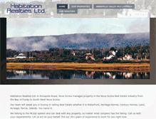 Tablet Screenshot of habitationrealties.ns.ca